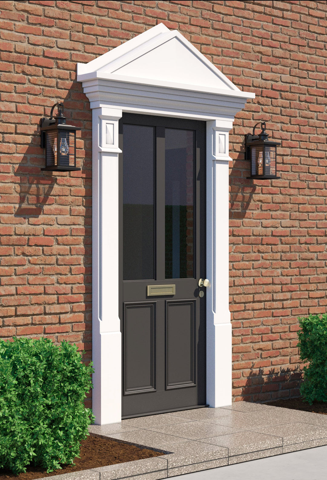 Door surround and apex canopy