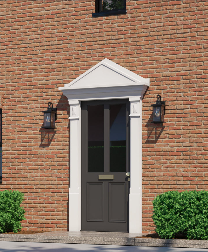 Door surround and apex canopy